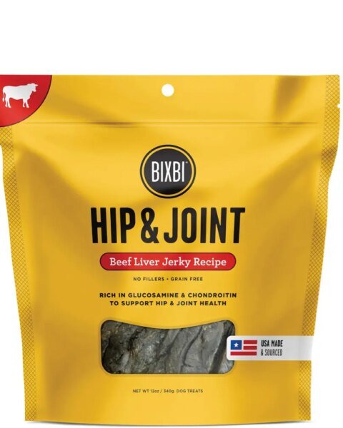 BIXBI Hip & Joint Beef Liver Jerky Recipe Dog Treats
